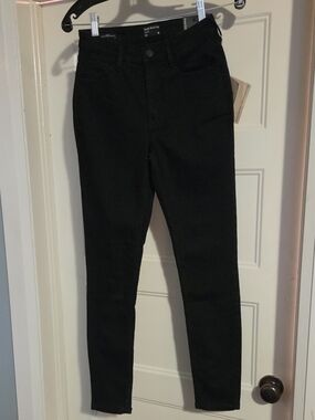 Frank & oak Black High-Waisted Skinny Jeans